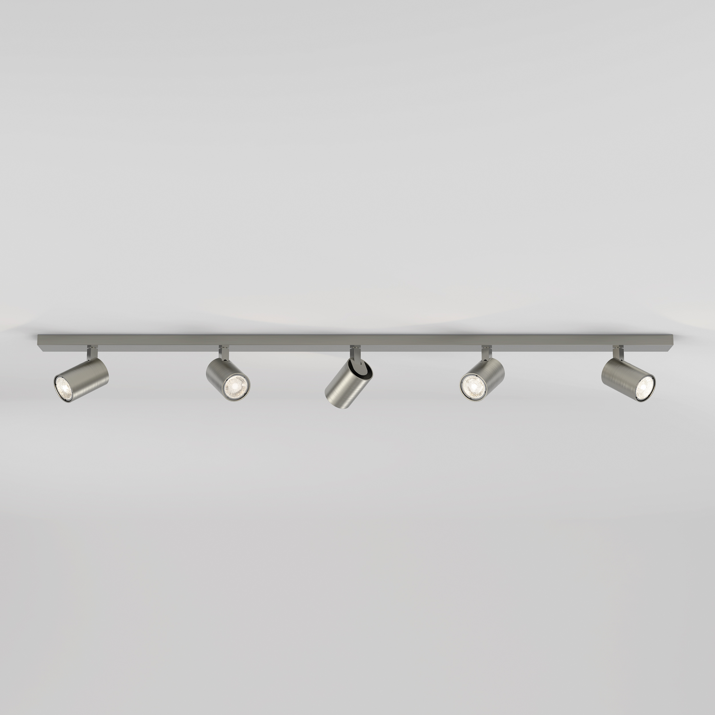 Ascoli Five Bar opbouwspot excl. 5x GU10 mat nikkel