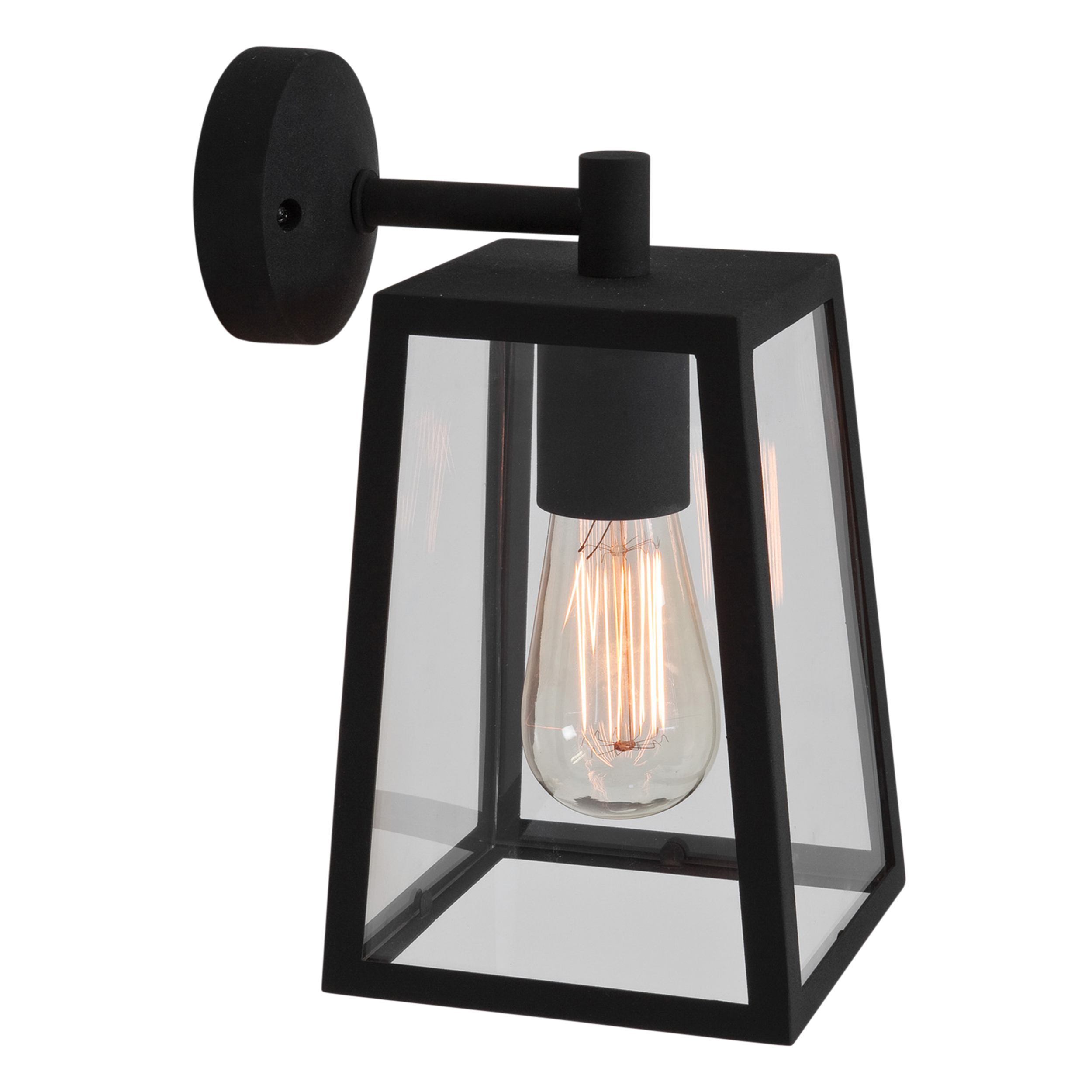 Calvi Wall BWL excl. E27 structuur zwart