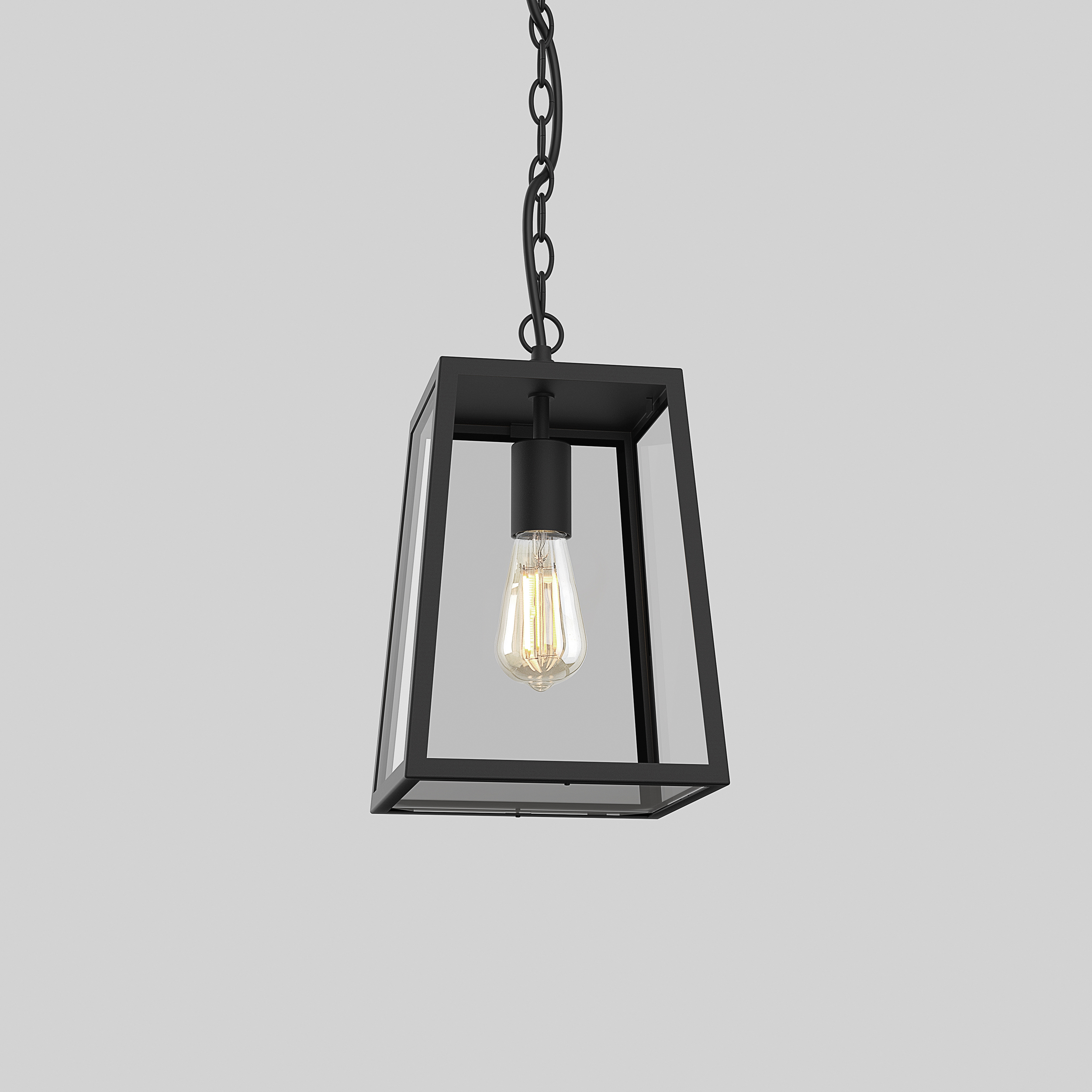 Calvi Pendant 305 buiten hanglamp excl. E27 structuur zwart