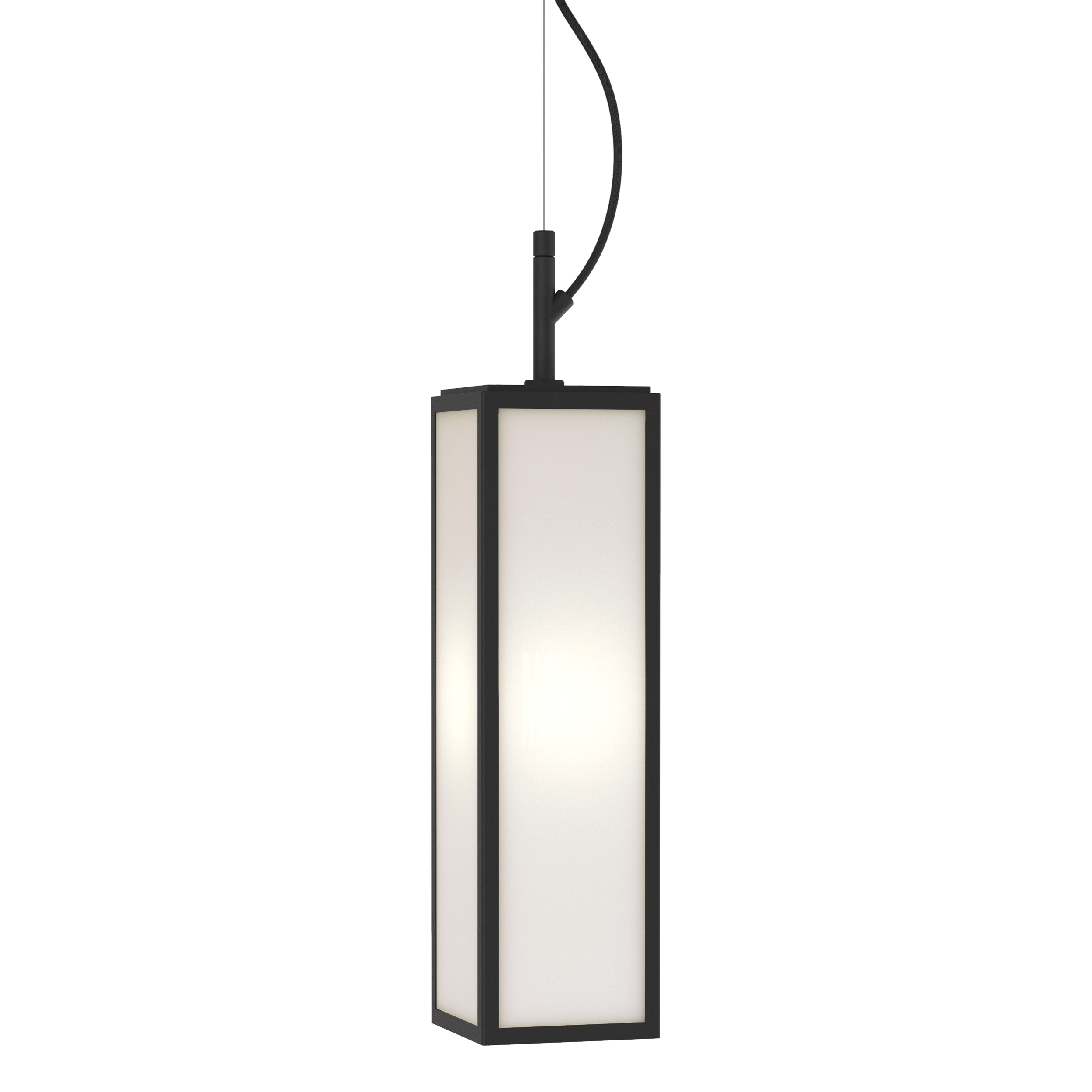 Harvard Lantern and Pendant - set glas los - frosted
