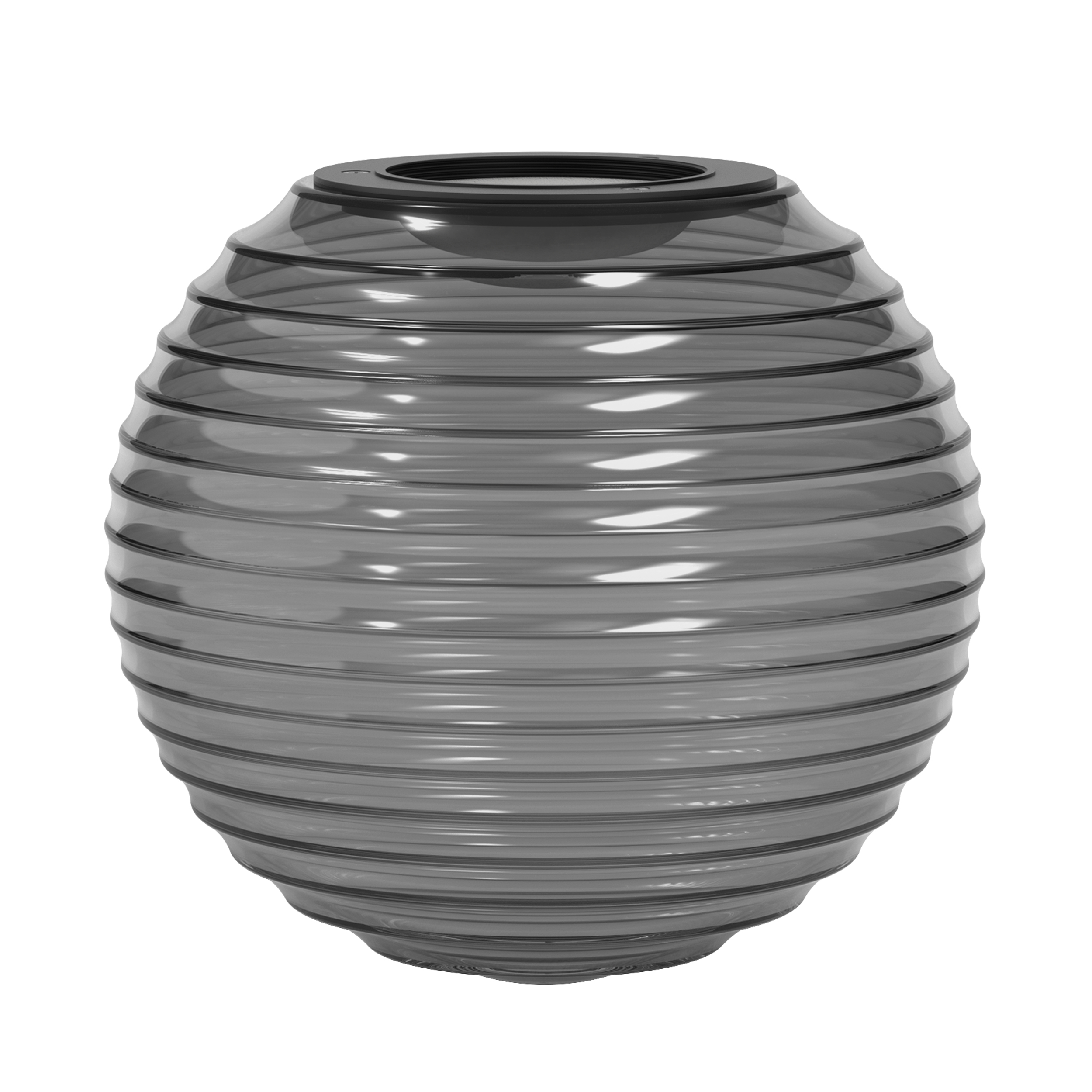 Nara Globe Ribbed los glas smoke