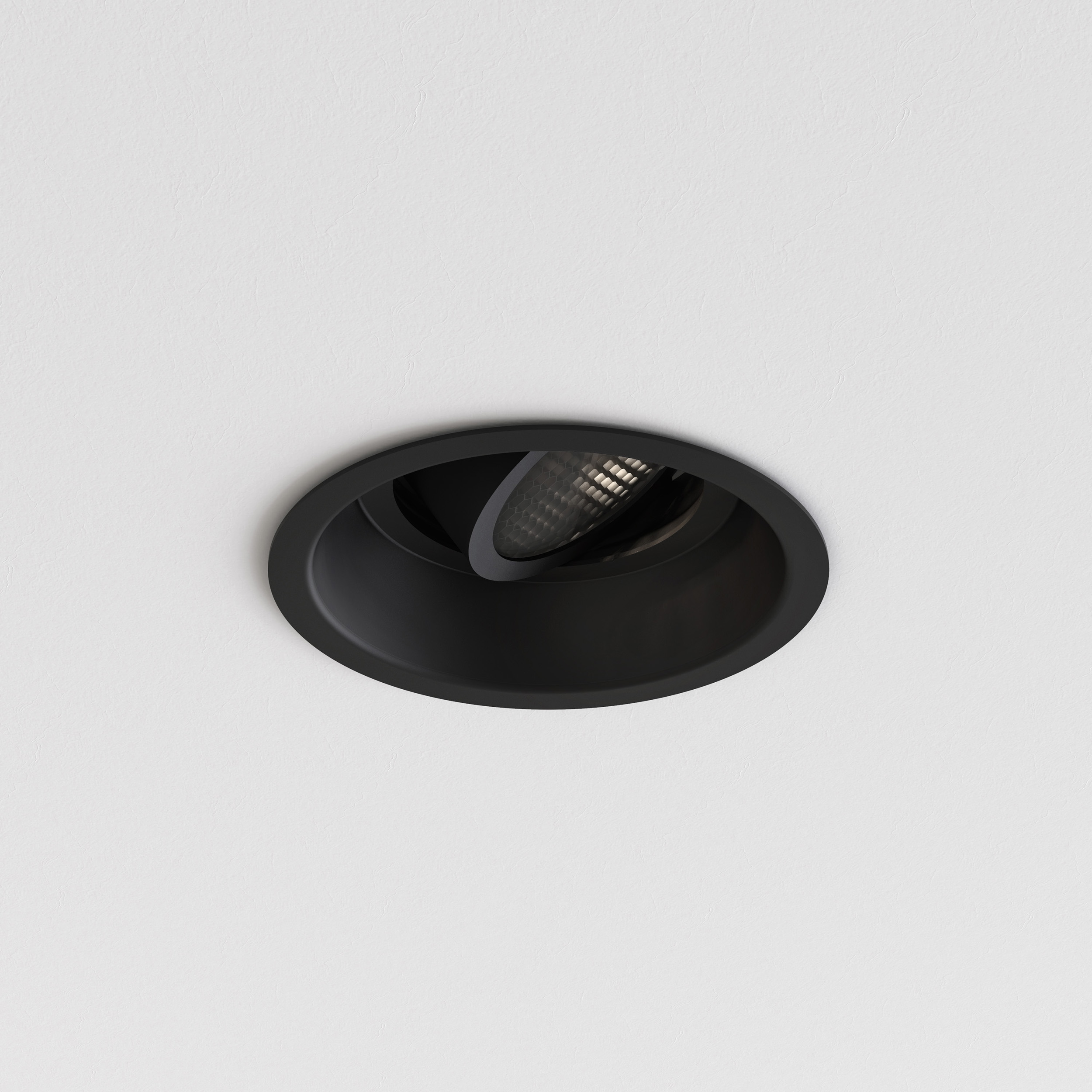 Astro Minima Slimline Round Adjustable FR inbouwspot mat zwart