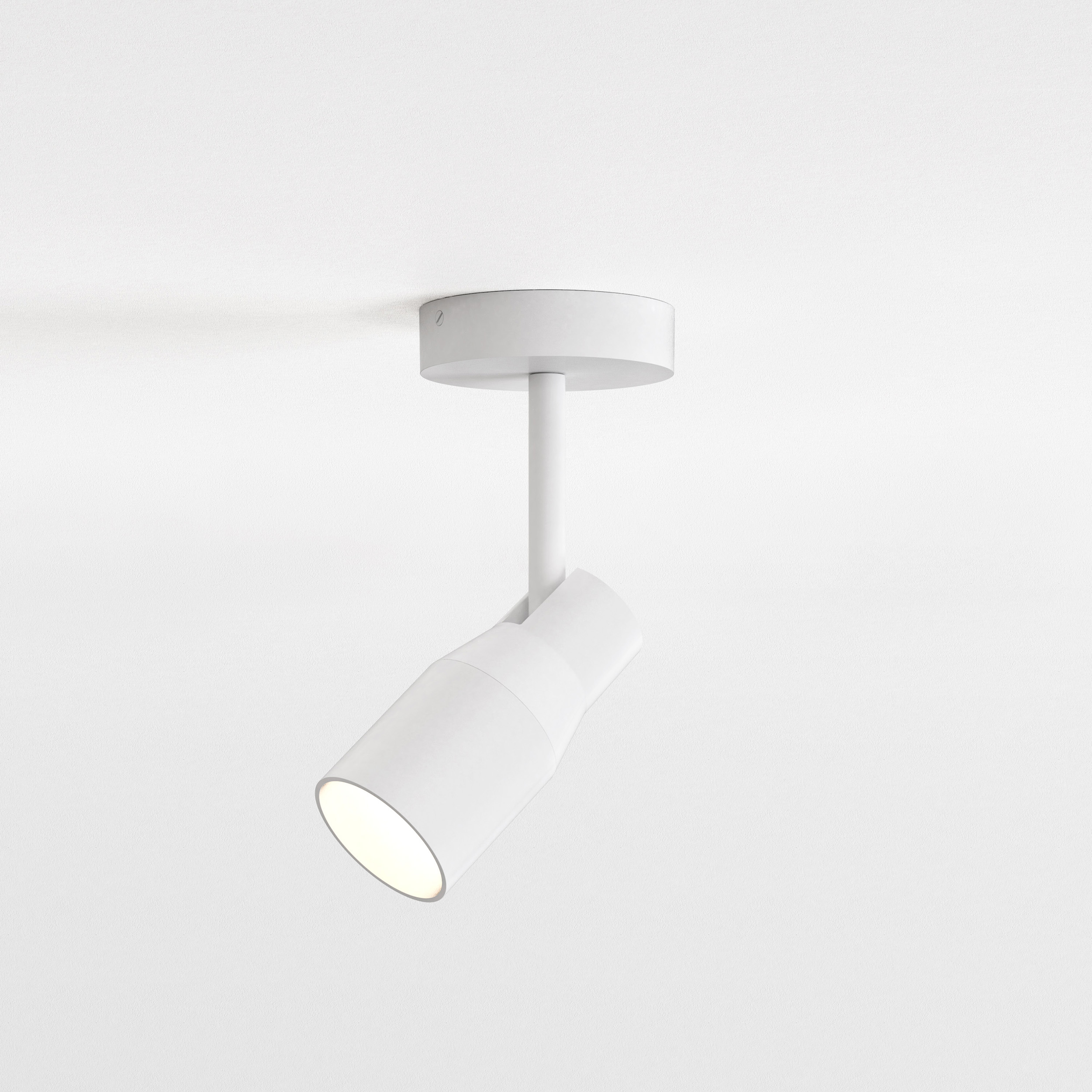 Astro Apollo Single opbouwspot structuur wit