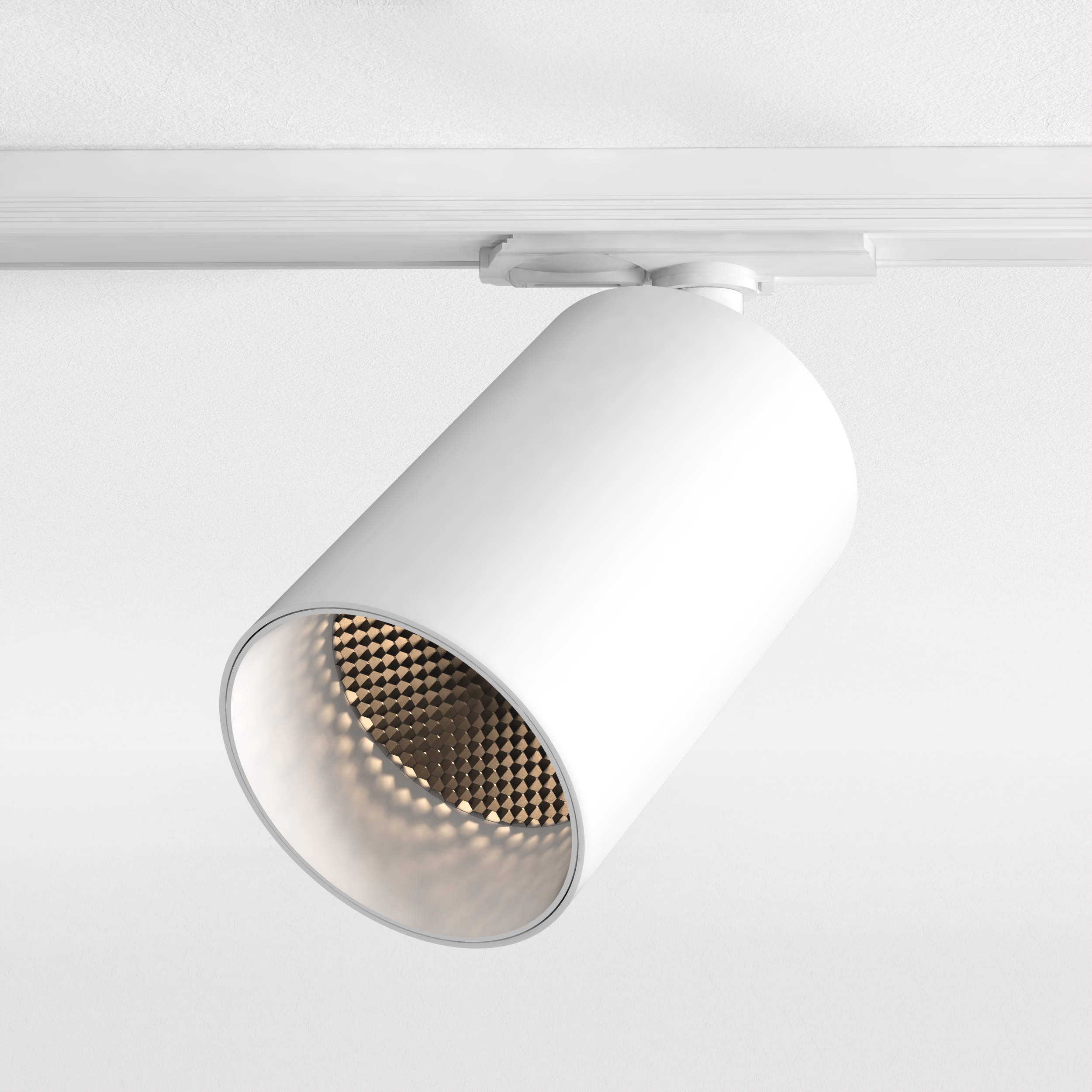 Can 75 Track LED opbouwspot 3000K AC dim mat wit