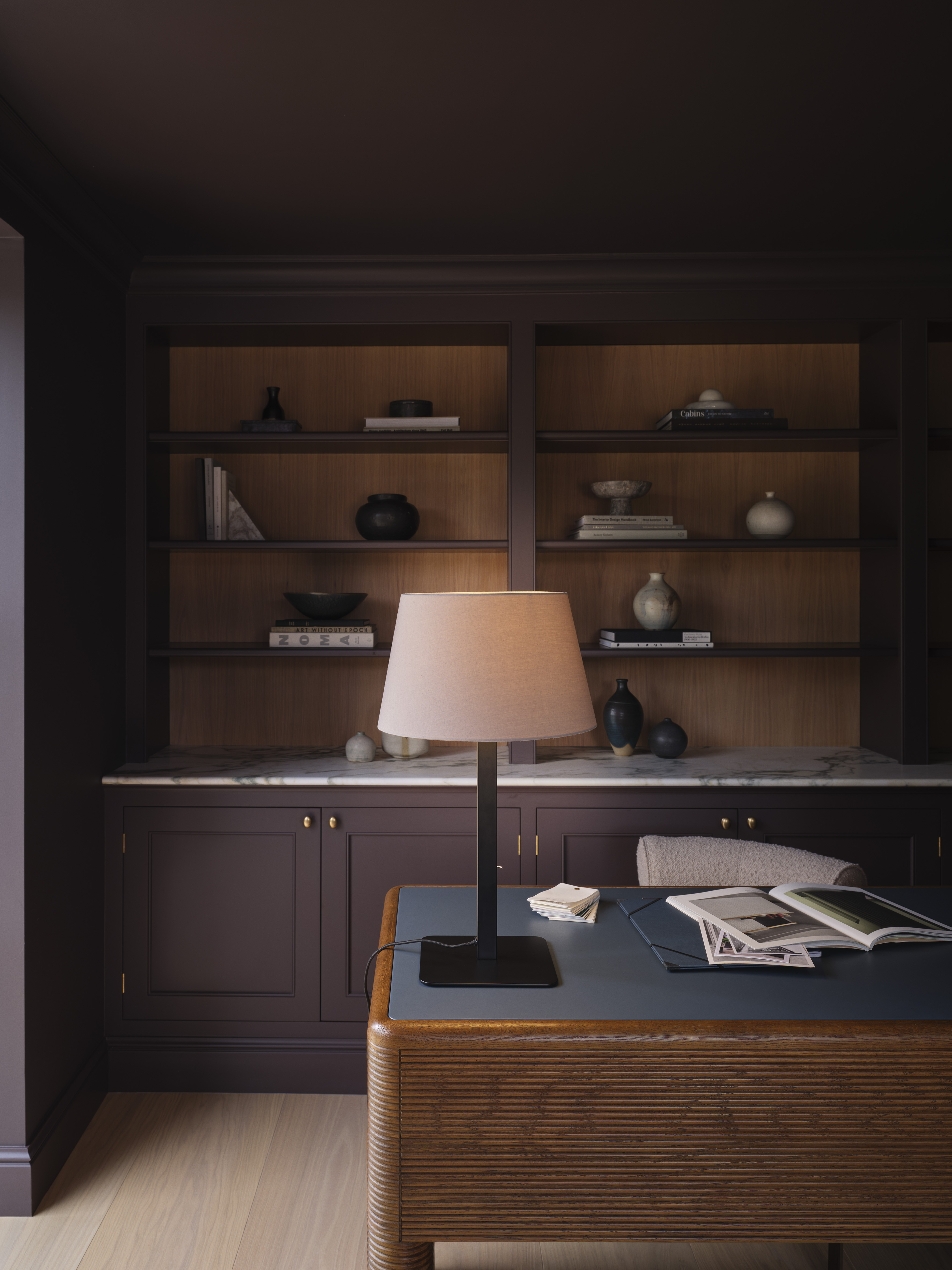Beaumont Table TL QB excl. E27 mat zwart