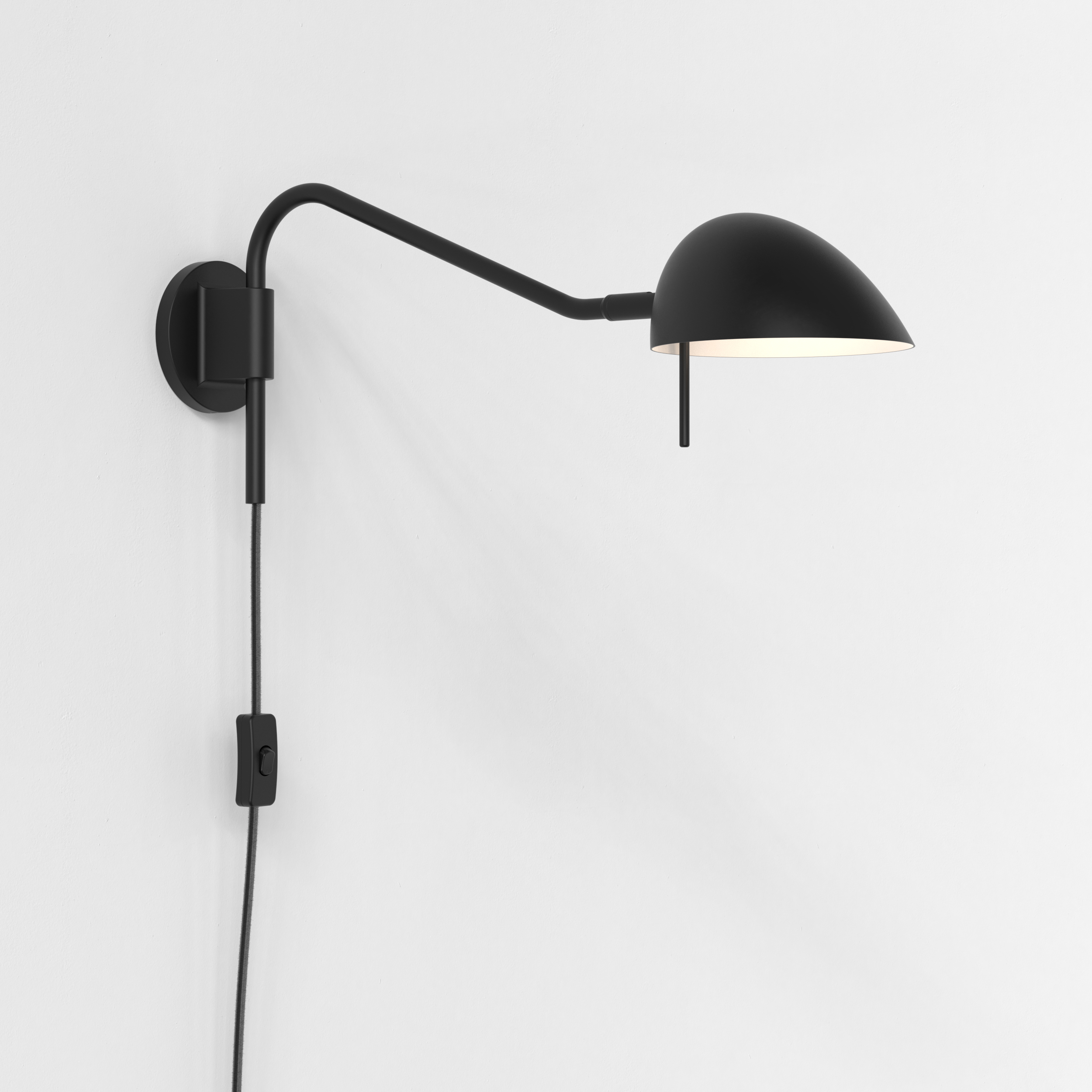 Serge Plug-In wandlamp excl. G9 mat zwart