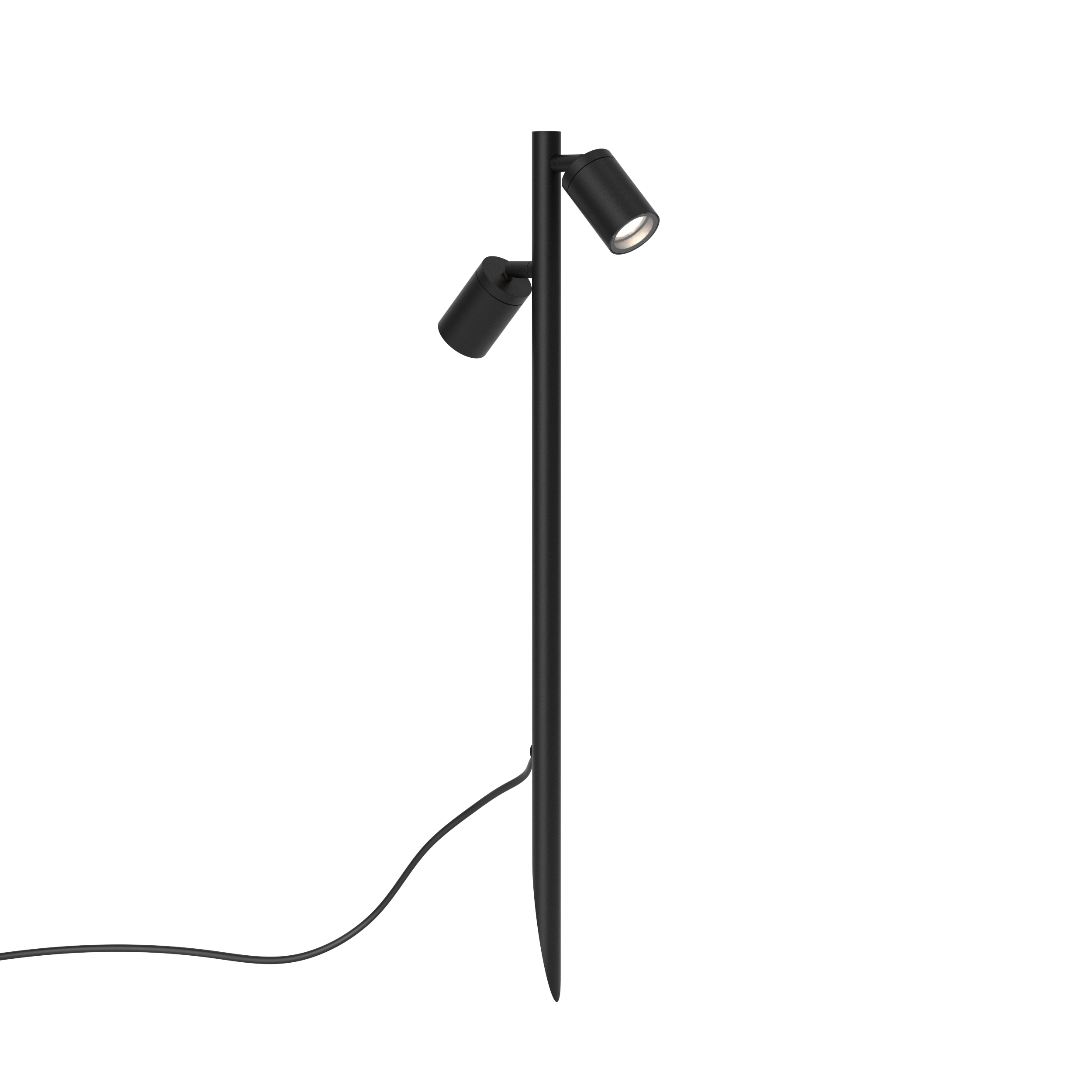 Dartmouth Spike 900 Twin VL excl. 2x GU10 structuur zwart