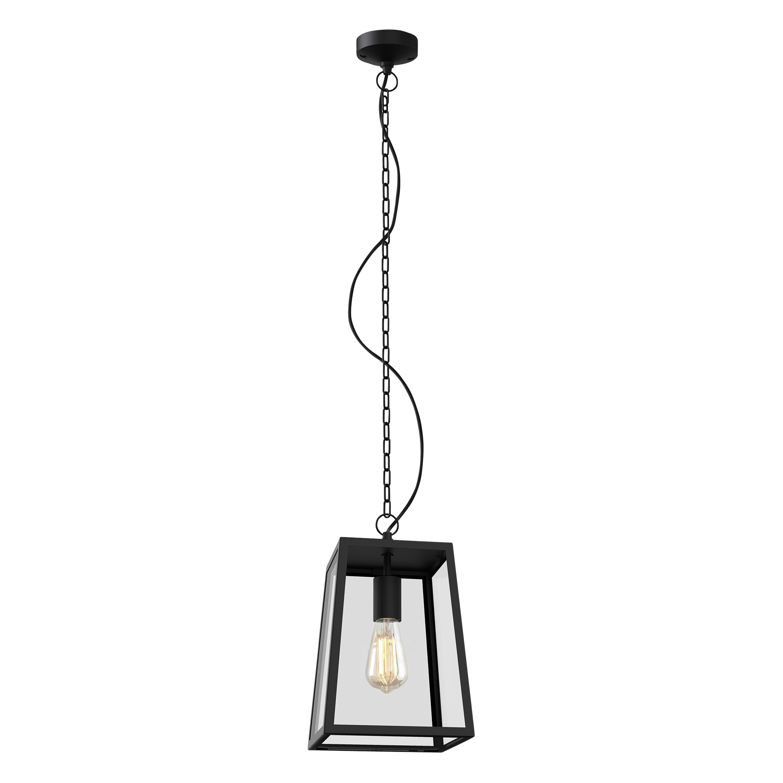 Calvi Pendant 305 BHL excl. E27 structuur zwart