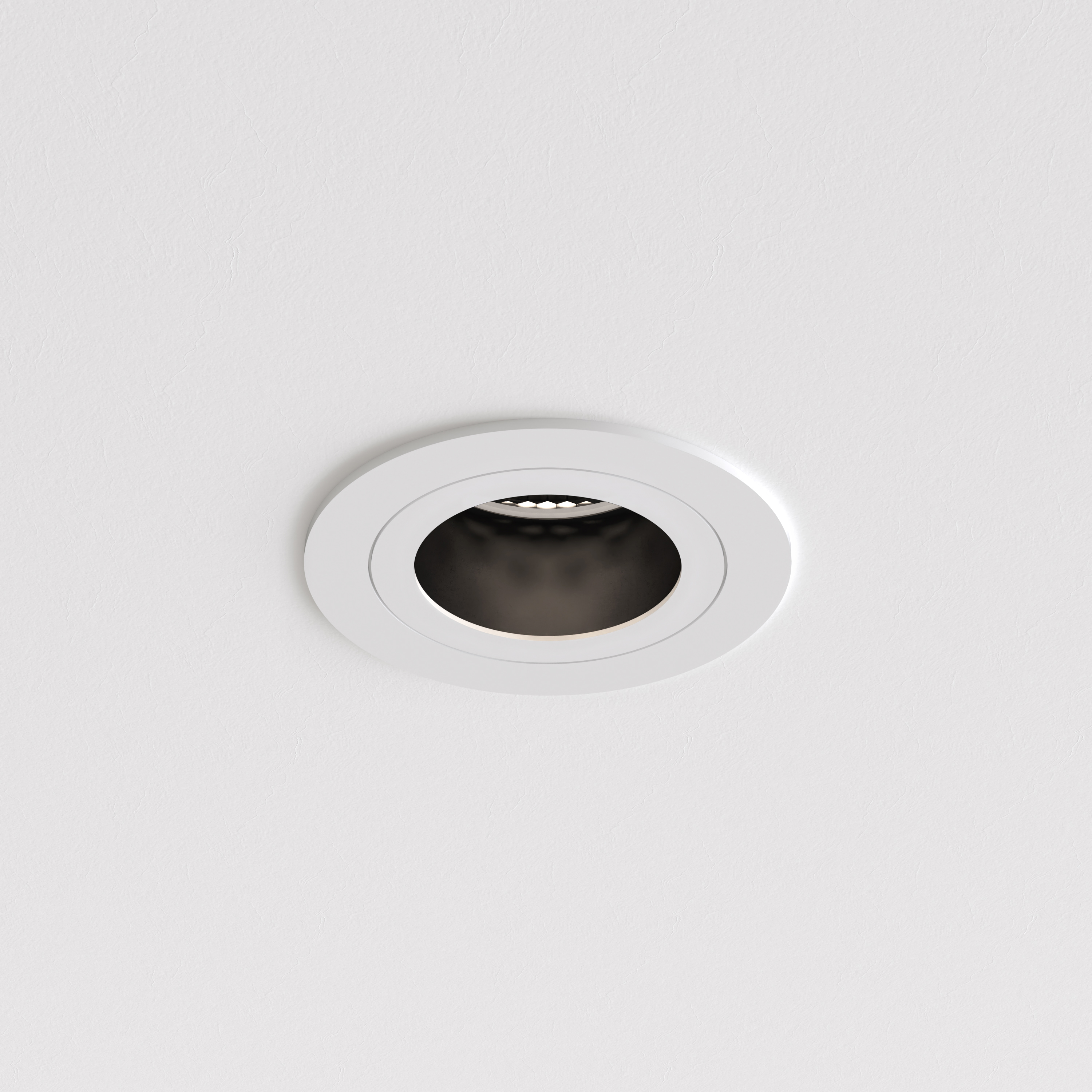 Astro Pinhole Slimline Round Fixed FR inbouwspot IP65 mat wit
