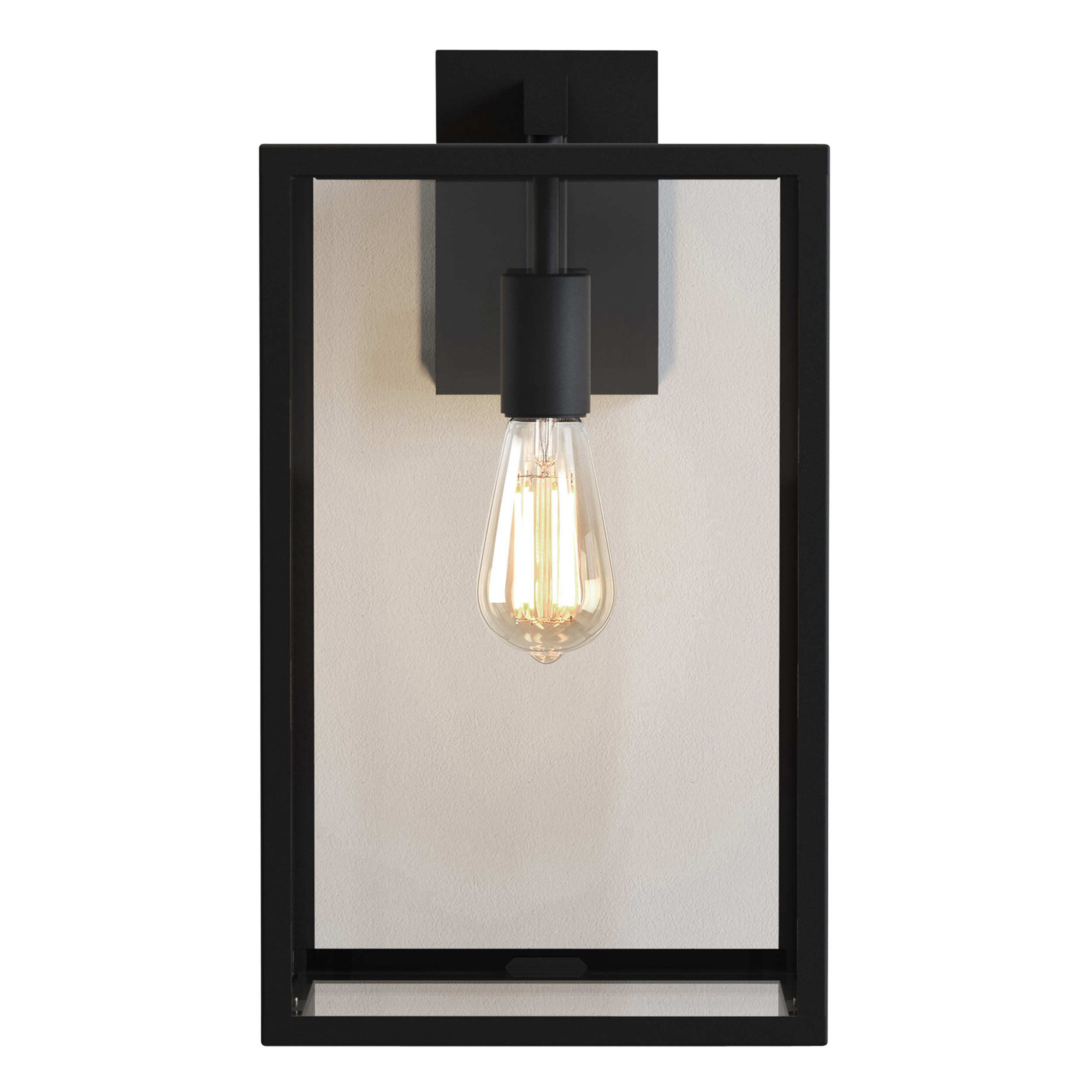 Box Lantern 450 BWL excl. E27 structuur zwart