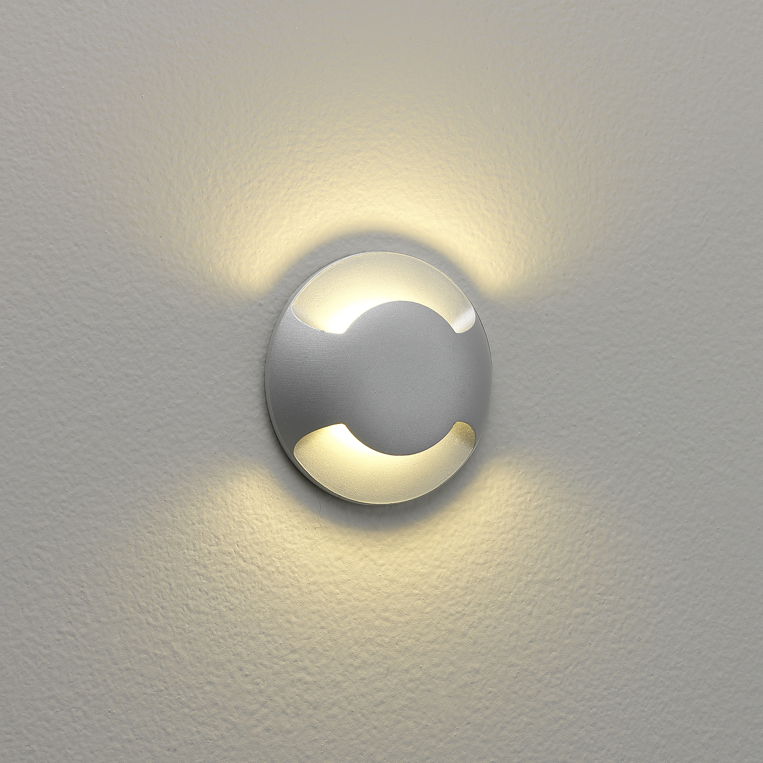 Beam Two LED buiten grondspot 3000K zilvergrijs