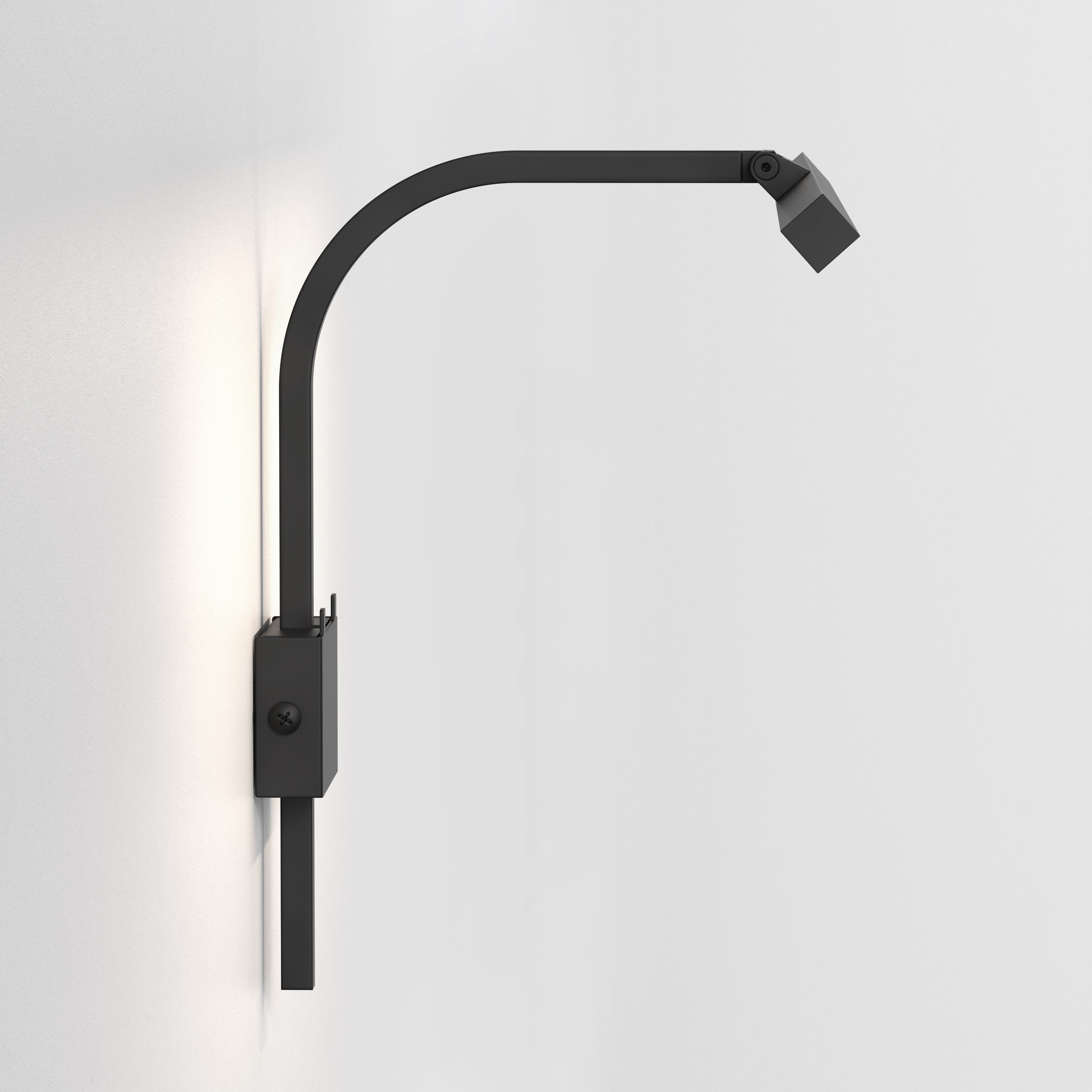 Mondrian 600 Frame Mounted LED WL 2700K mat zwart