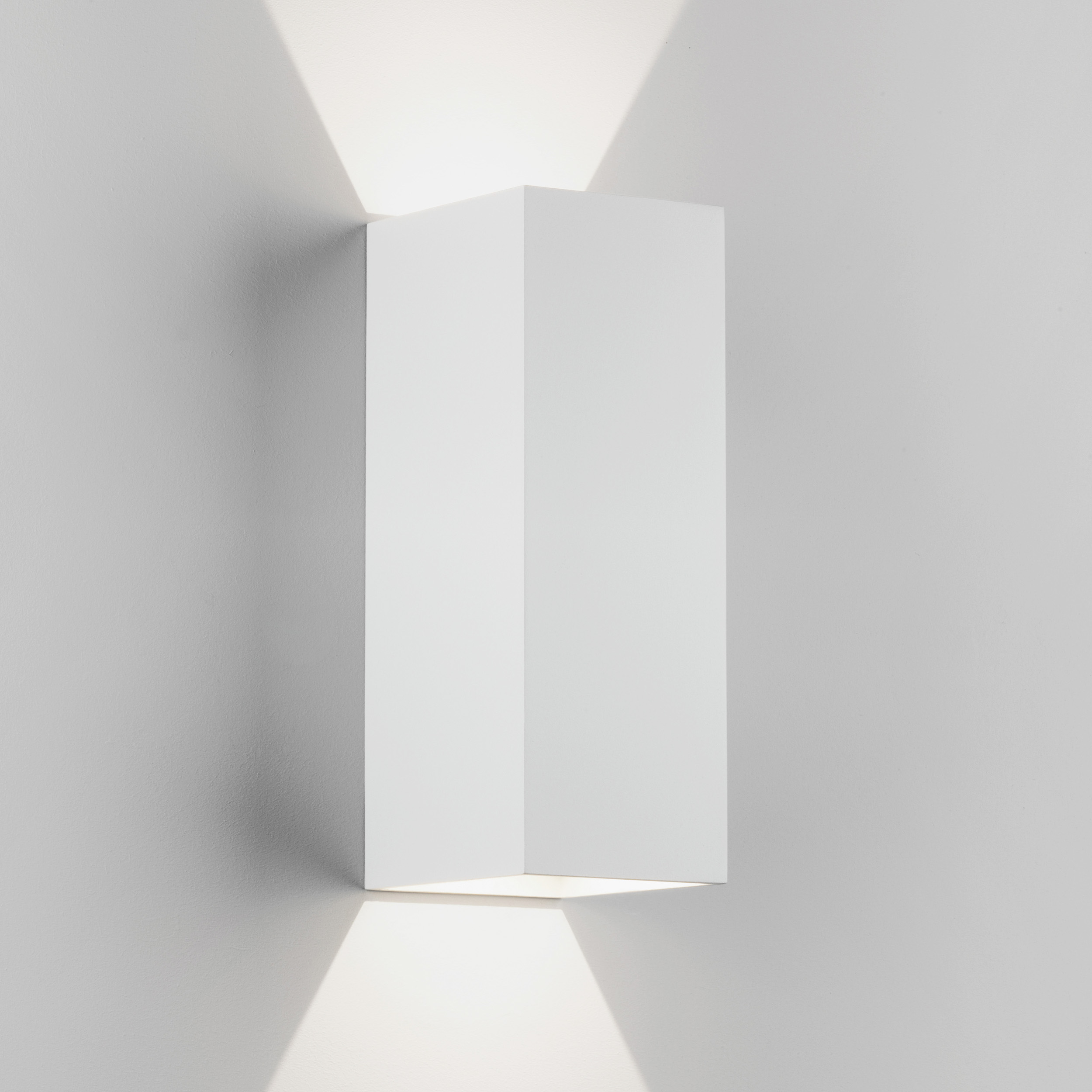 Oslo 255 LED buiten wandlamp 3000K IP65 structuur wit