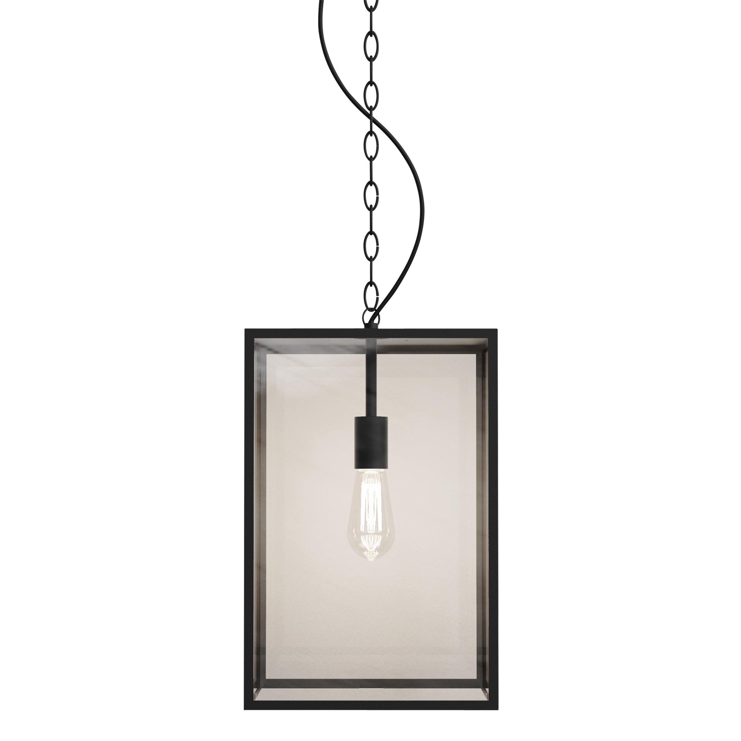 Homefield Pendant 450 HL excl. E27 zwart