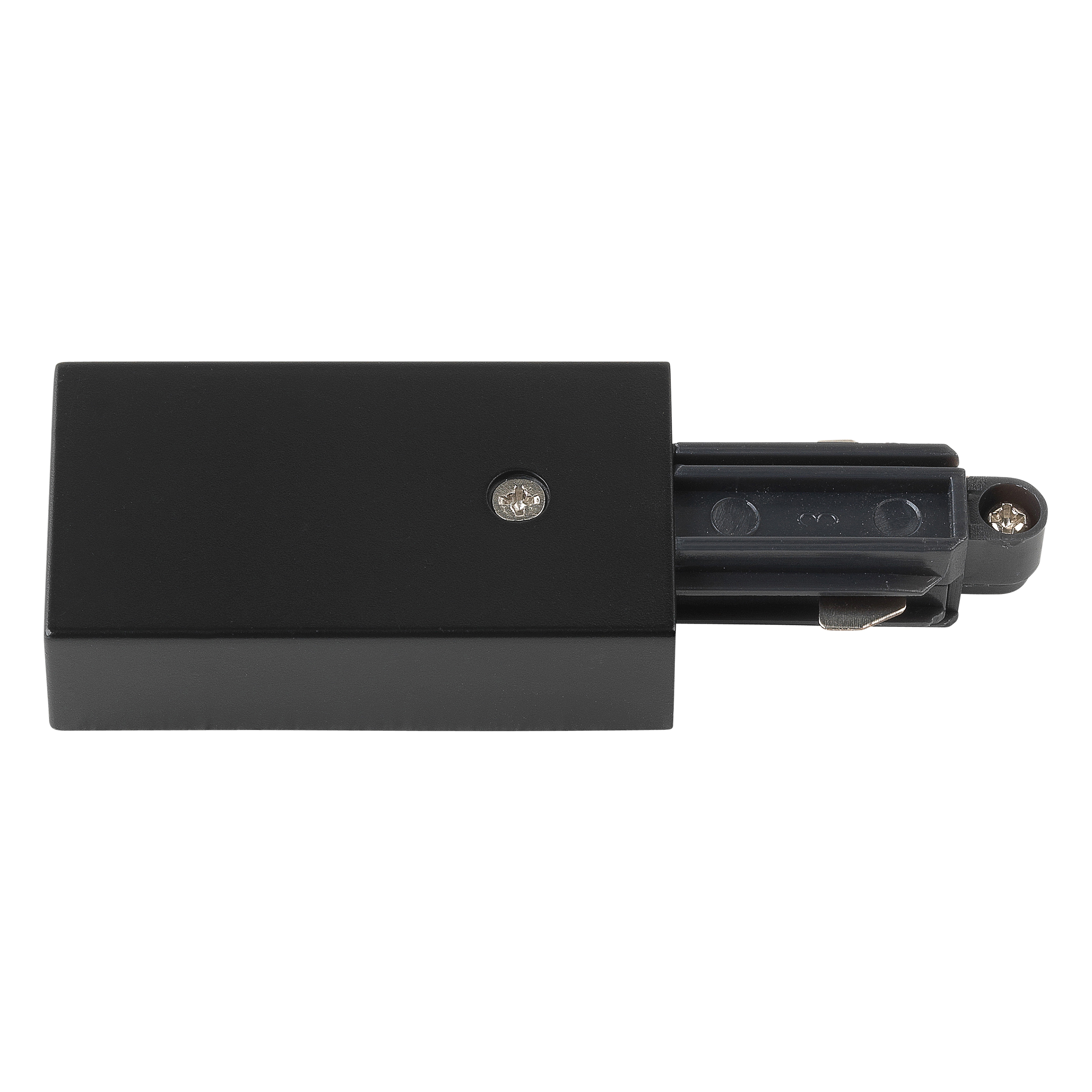 Voeding 1-fase rail mat zwart